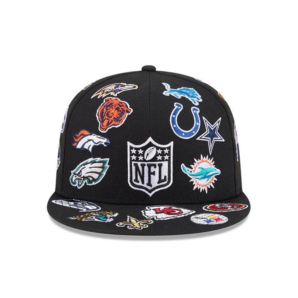 NFL Black All over 59FIFTY Fitted Cap - New Era
