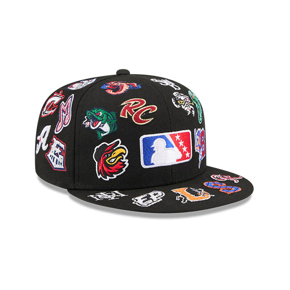 MiLB Black All over 59FIFTY Fitted Cap - New Era