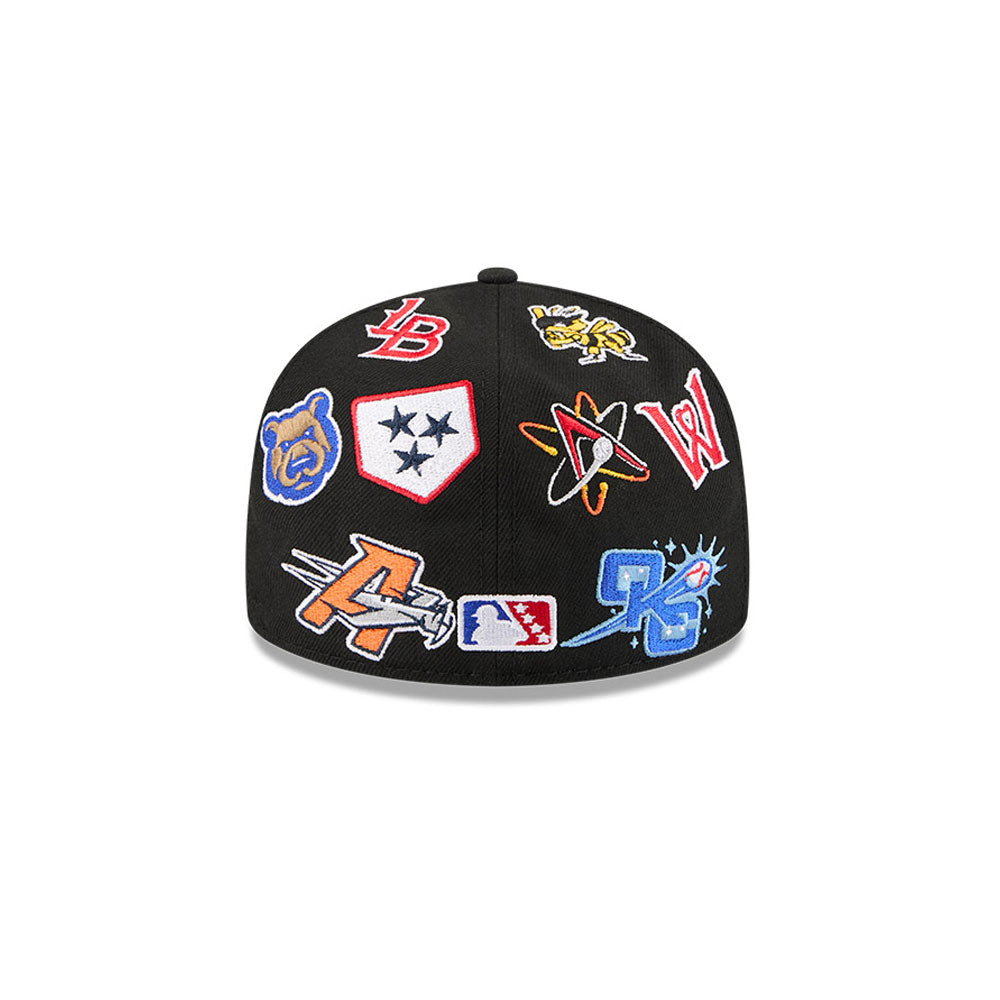 MiLB Black All over 59FIFTY Fitted Cap - New Era