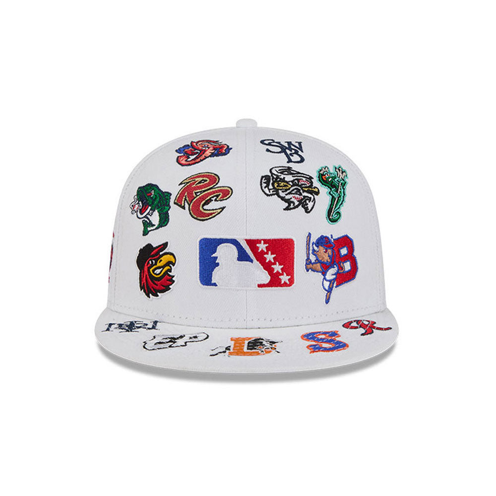 MiLB White All over 59FIFTY Fitted Cap - New Era