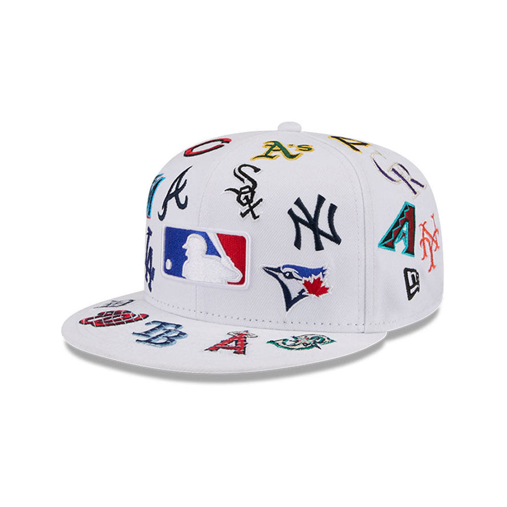 MLB White All Over 59FIFTY Fitted Cap - New Era