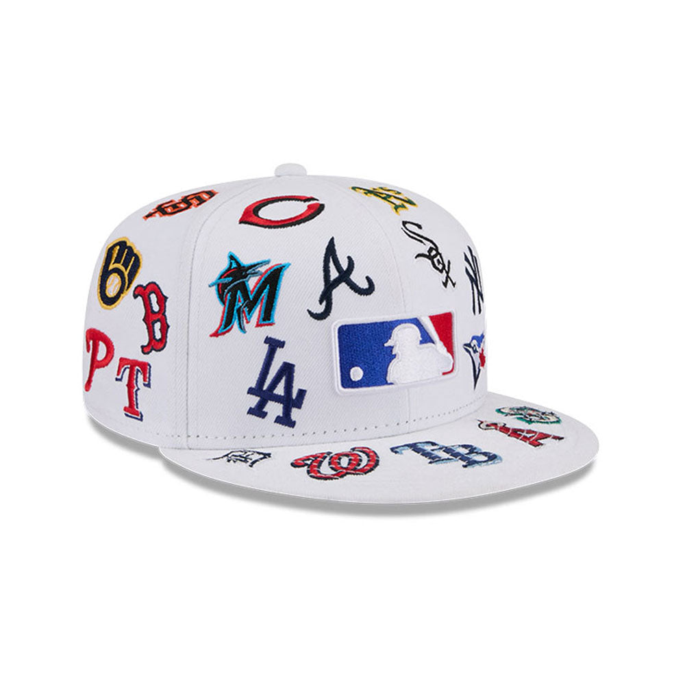 MLB White All Over 59FIFTY Fitted Cap - New Era