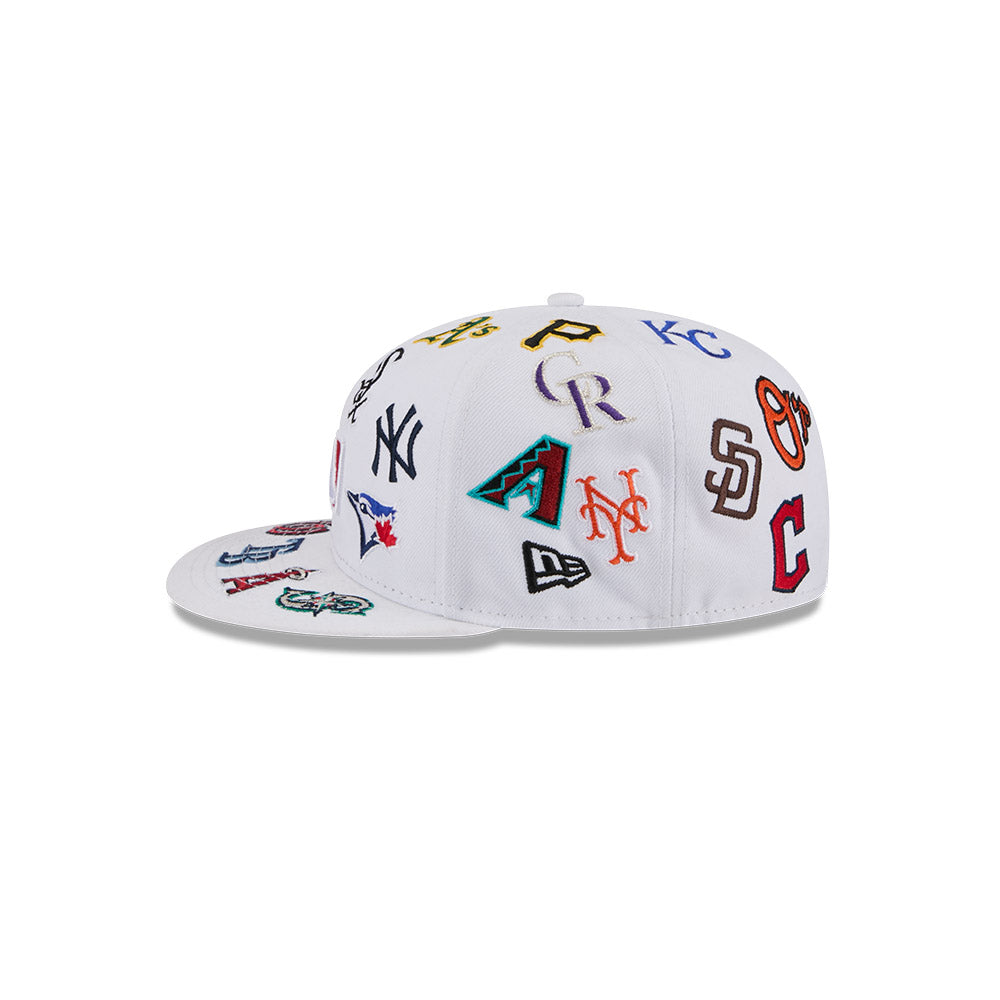 MLB White All Over 59FIFTY Fitted Cap - New Era