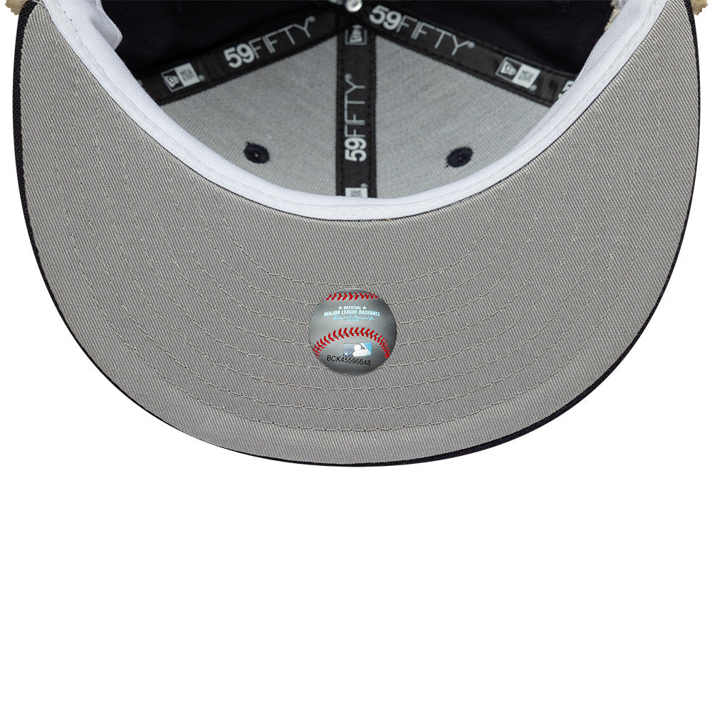 New York Yankees Navy MLB World Series Dogear 59FIFTY Fitted Cap - New Era