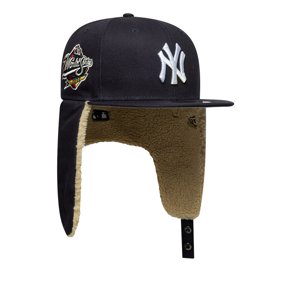 New York Yankees Navy MLB World Series Dogear 59FIFTY Fitted Cap - New Era