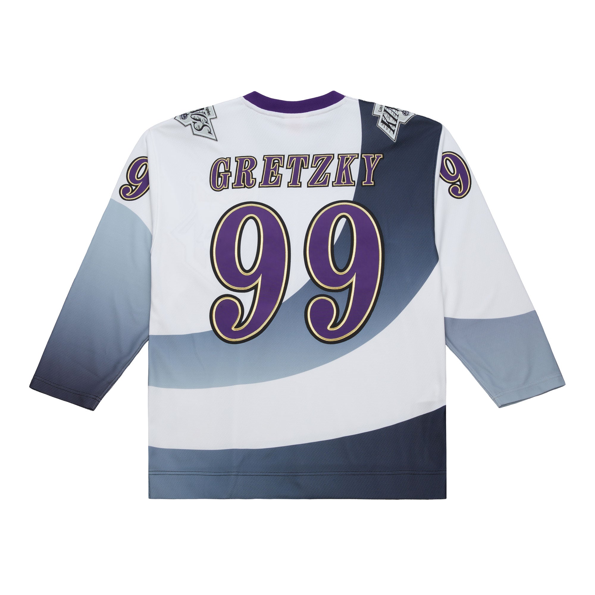 Los Angeles Kings Wayne Gretzky White 1995-96 Power Play Jersey - Mitchell & Ness