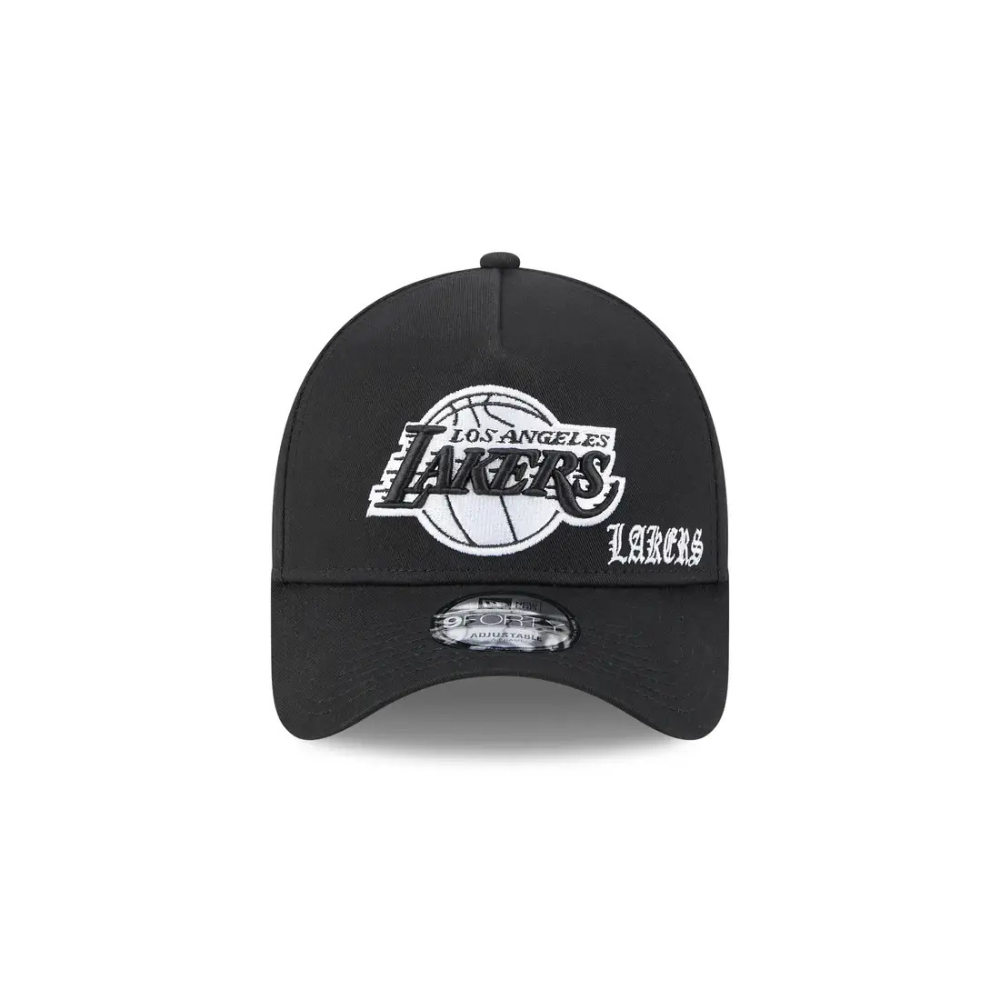 Los Angeles Lakers NBA Gothic 9FORTY A-Frame Snapback Cap - New Era
