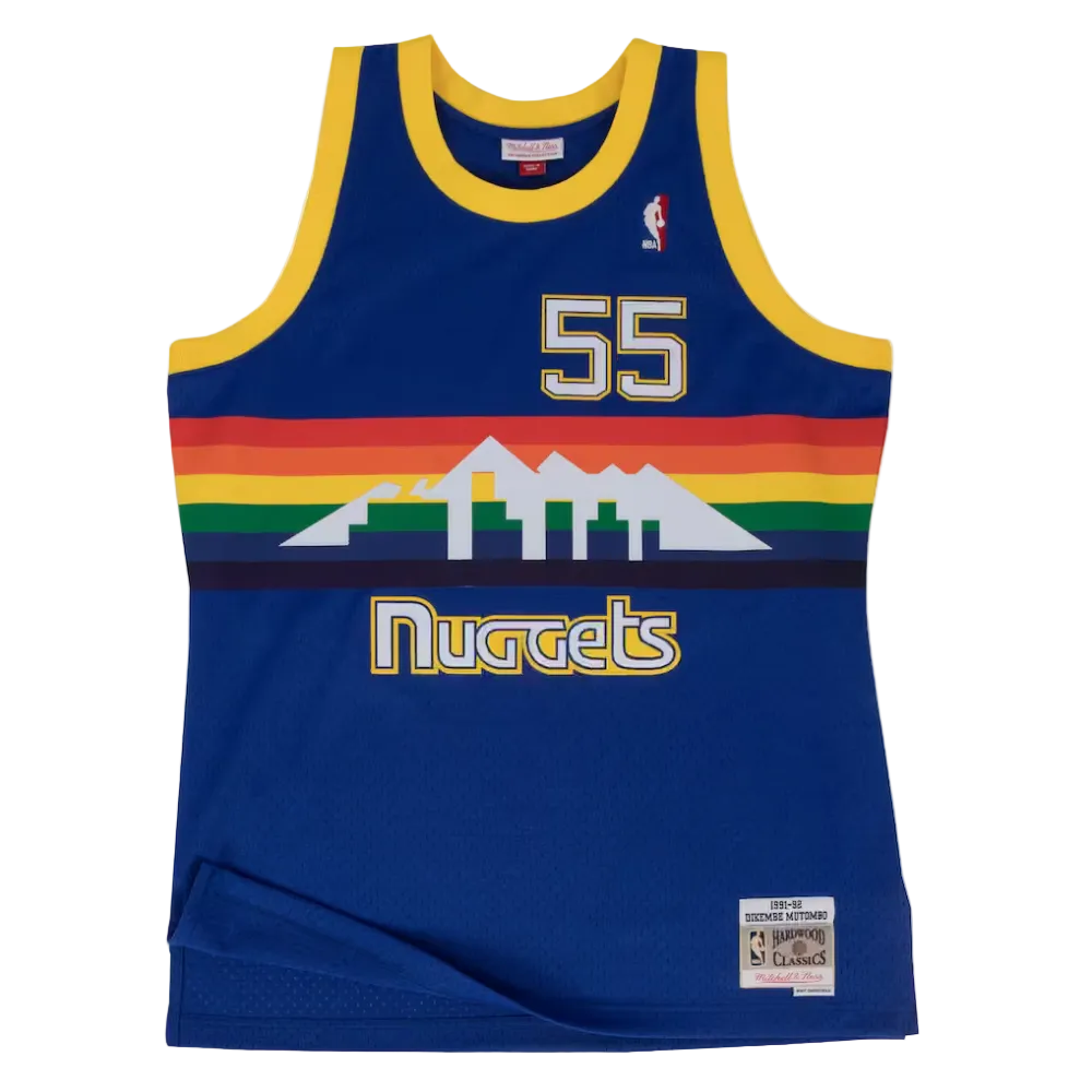 Denver Nuggets Dikembe Mutombo NBA Swingman Jersey - Mitchell&Ness
