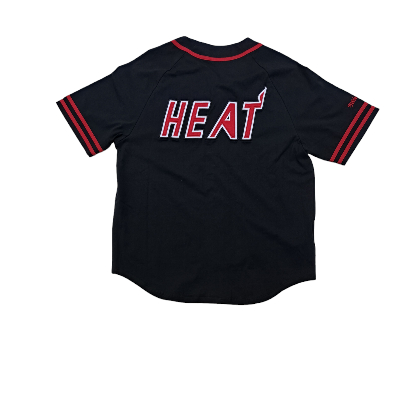 Miami Heat NBA Fashion Cotton Button Front Mitchell & Ness