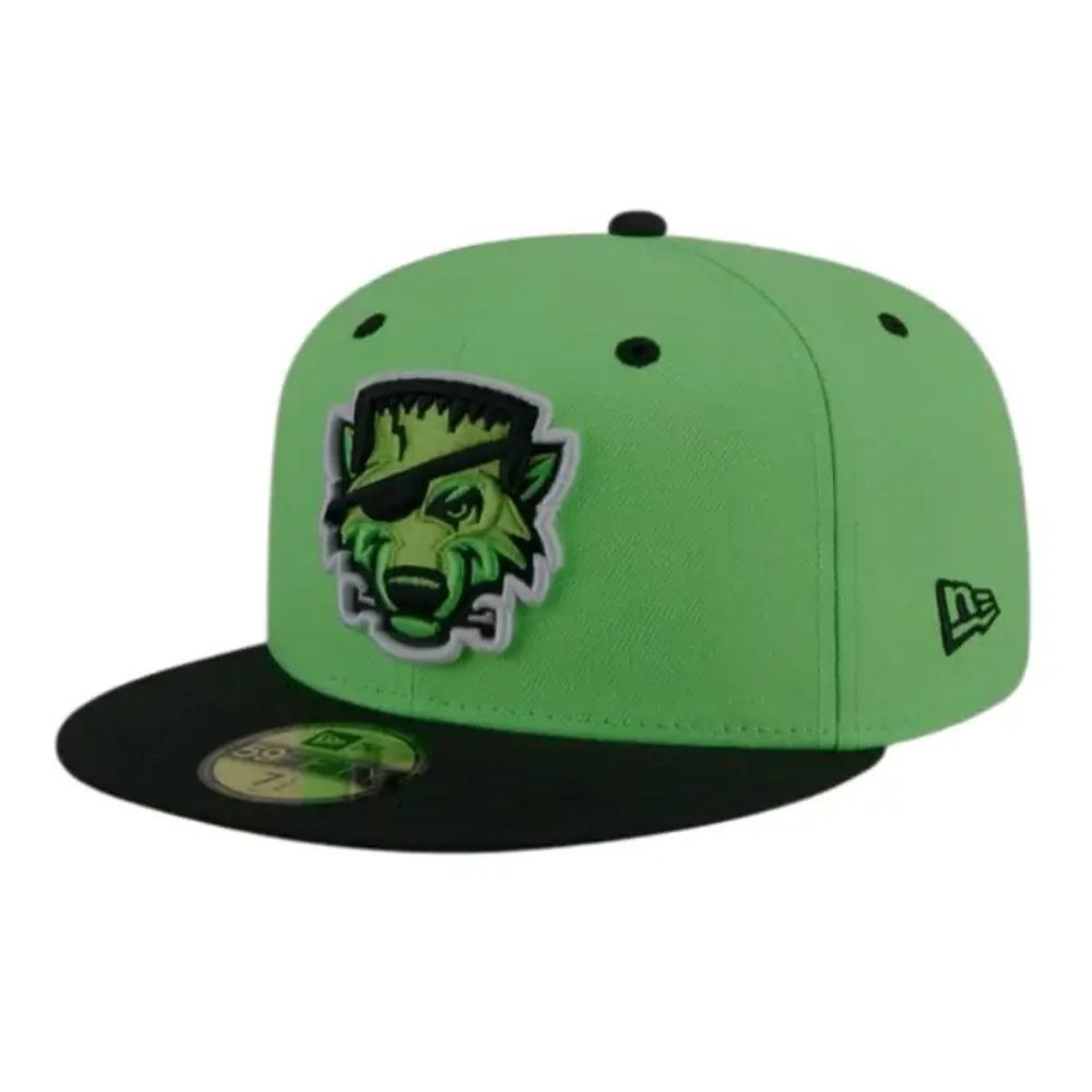Erie SeaWolves Theme Night Green MILB 59FIFTY Fitted Cap - New Era