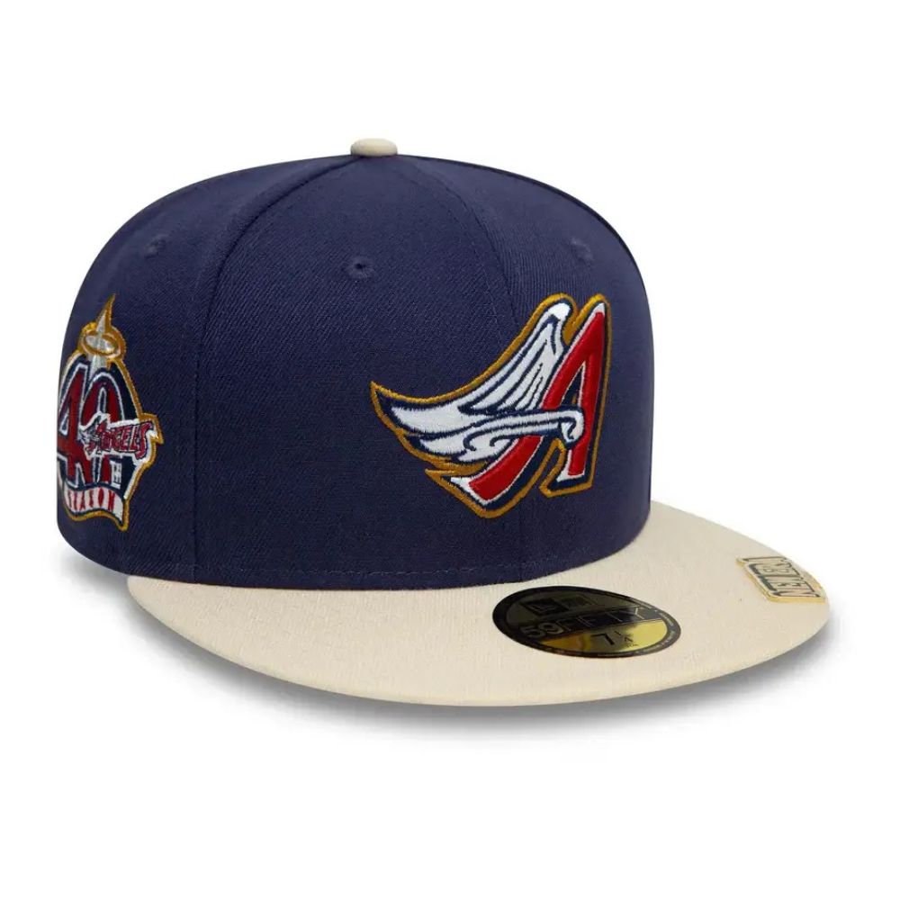Los Angeles Angels Visor Clip Navy 59FIFTY Fitted Cap