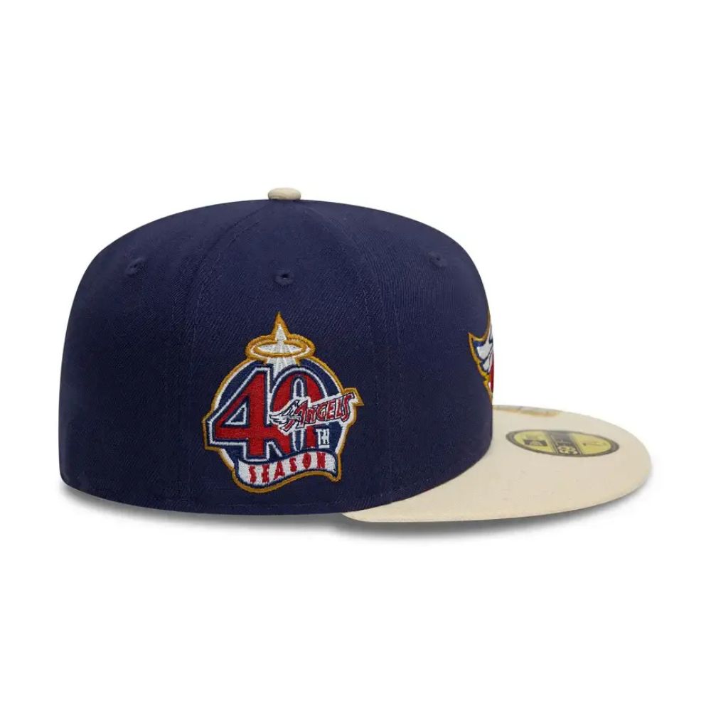 Los Angeles Angels Visor Clip Navy 59FIFTY Fitted Cap