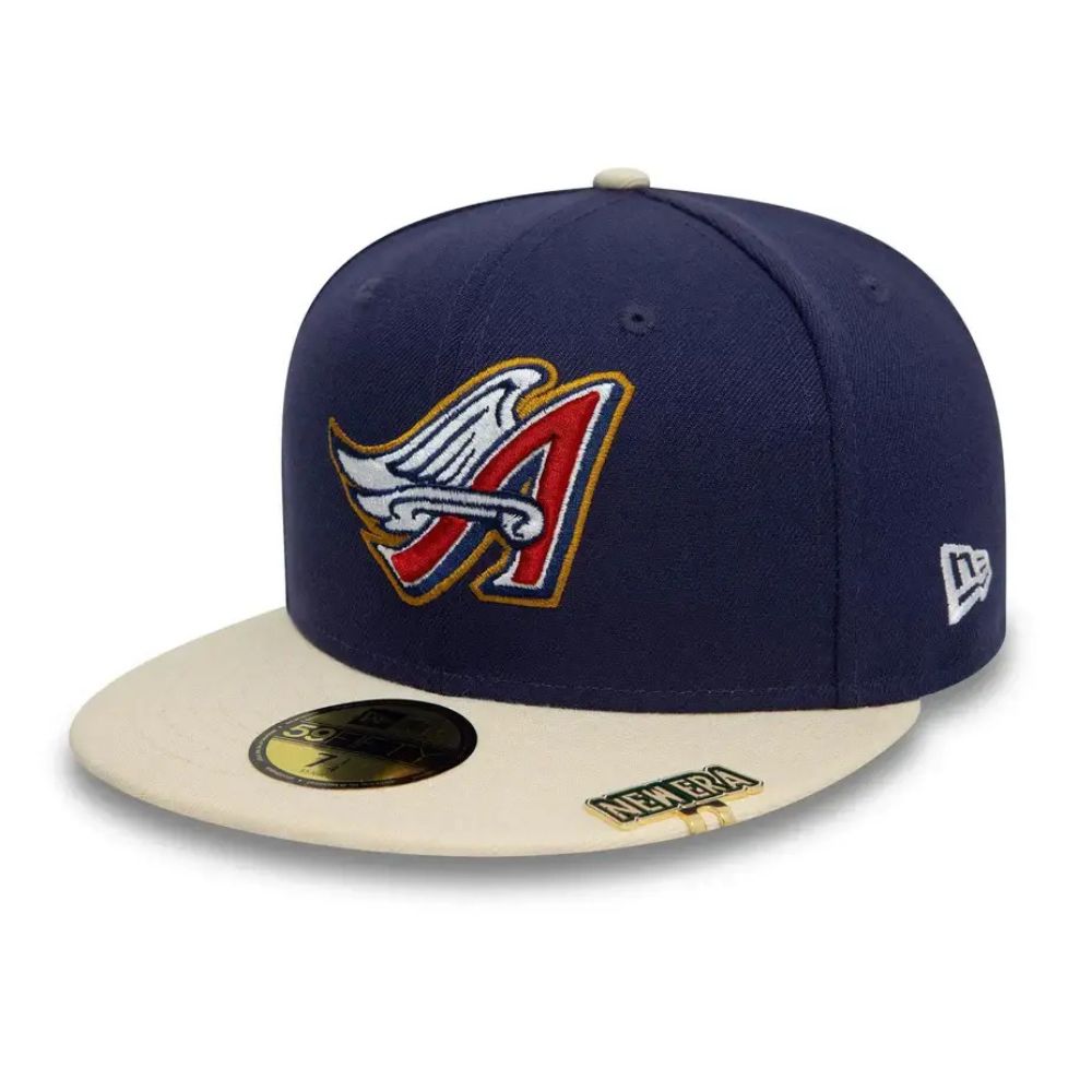 Los Angeles Angels Visor Clip Navy 59FIFTY Fitted Cap