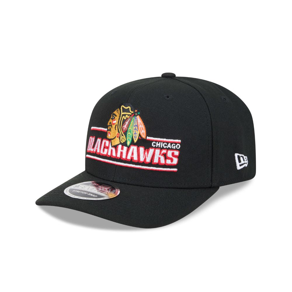 Chicago Blackhawks NHL 9SEVENTY Stretch-Snap Cap - New Era
