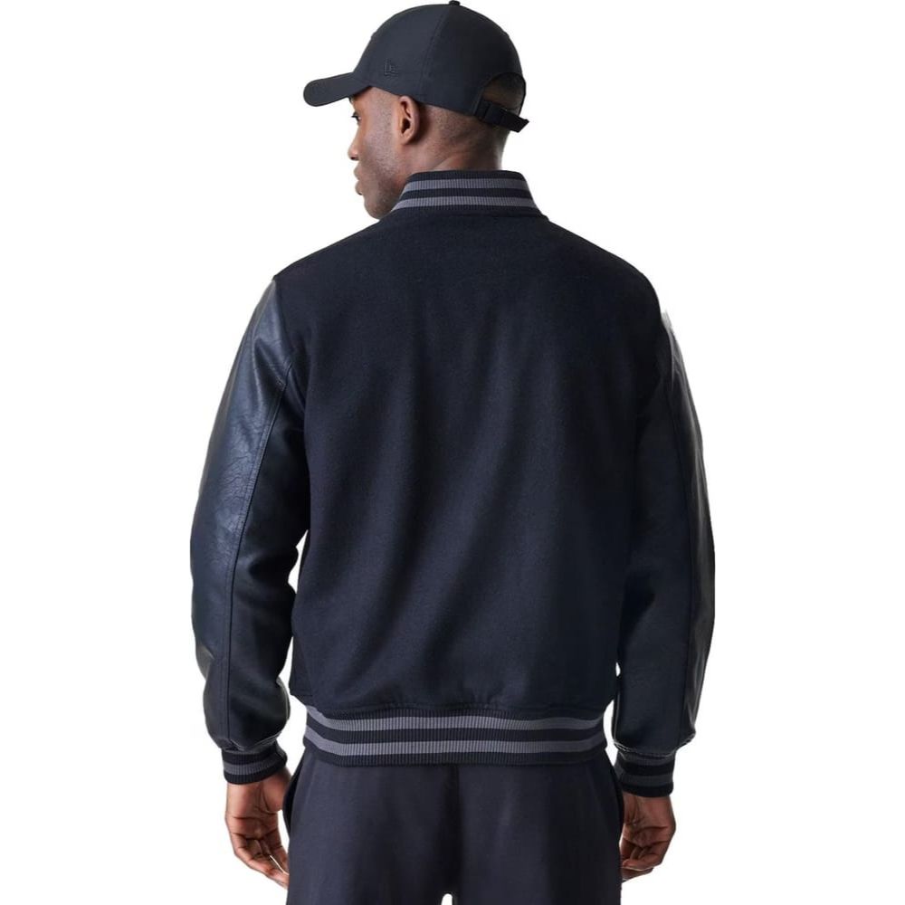 Chicago Bulls NBA Varsity College Jacke Black on Black - New Era