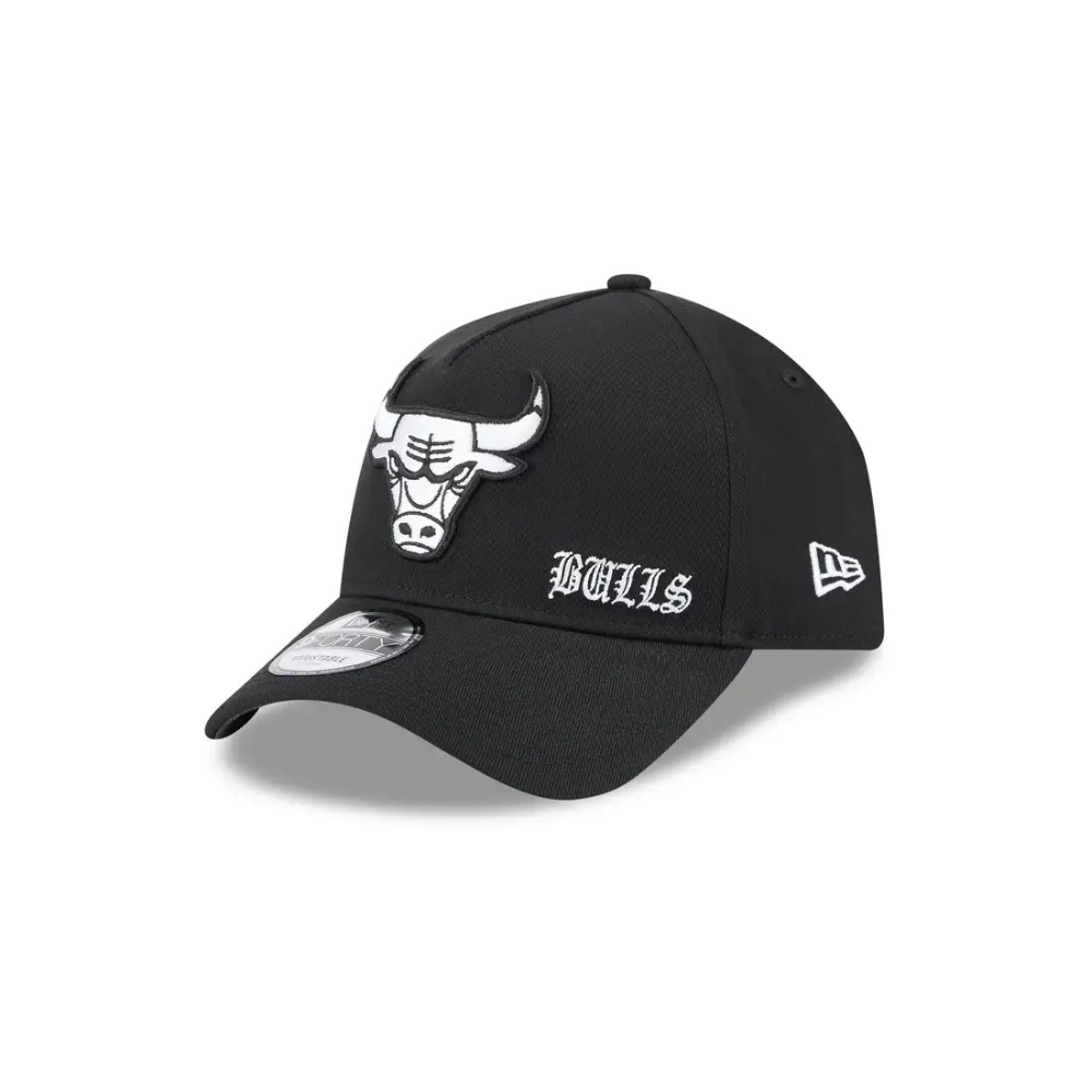 Chicago Bulls NBA Gothic 9FORTY A-Frame Snapback Cap - New Era