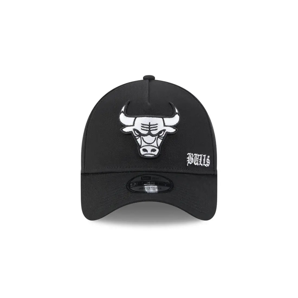 Chicago Bulls NBA Gothic 9FORTY A-Frame Snapback Cap - New Era