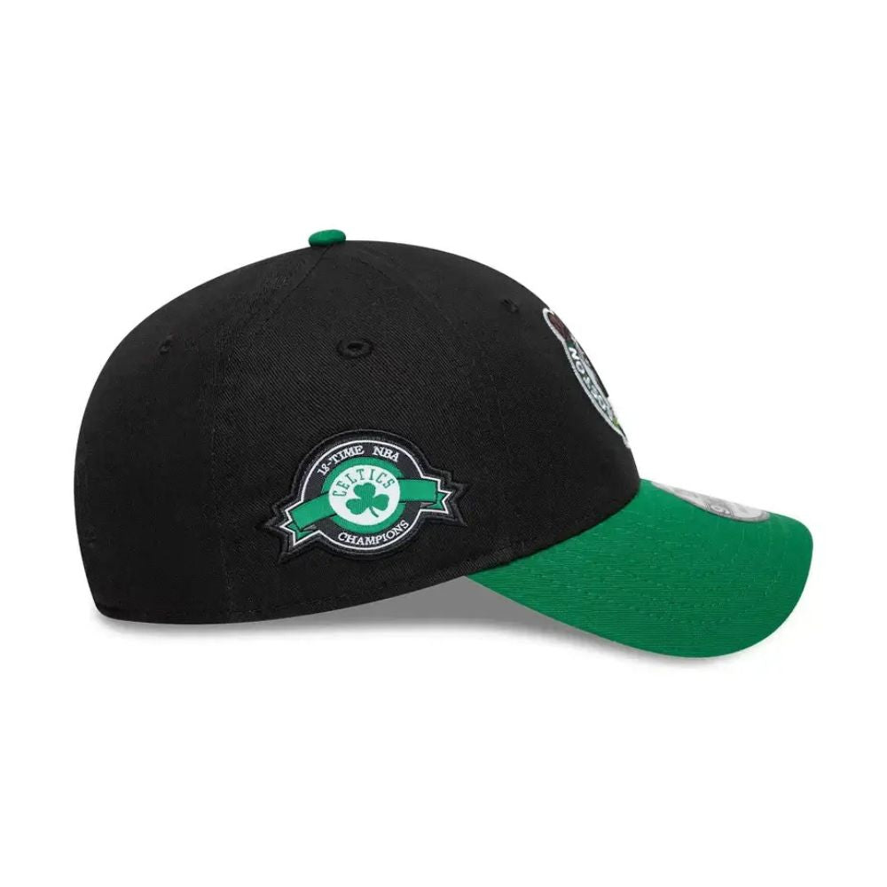 Boston Celtics NBA Side Patch 9FORTY Verstellbare Cap - New Era