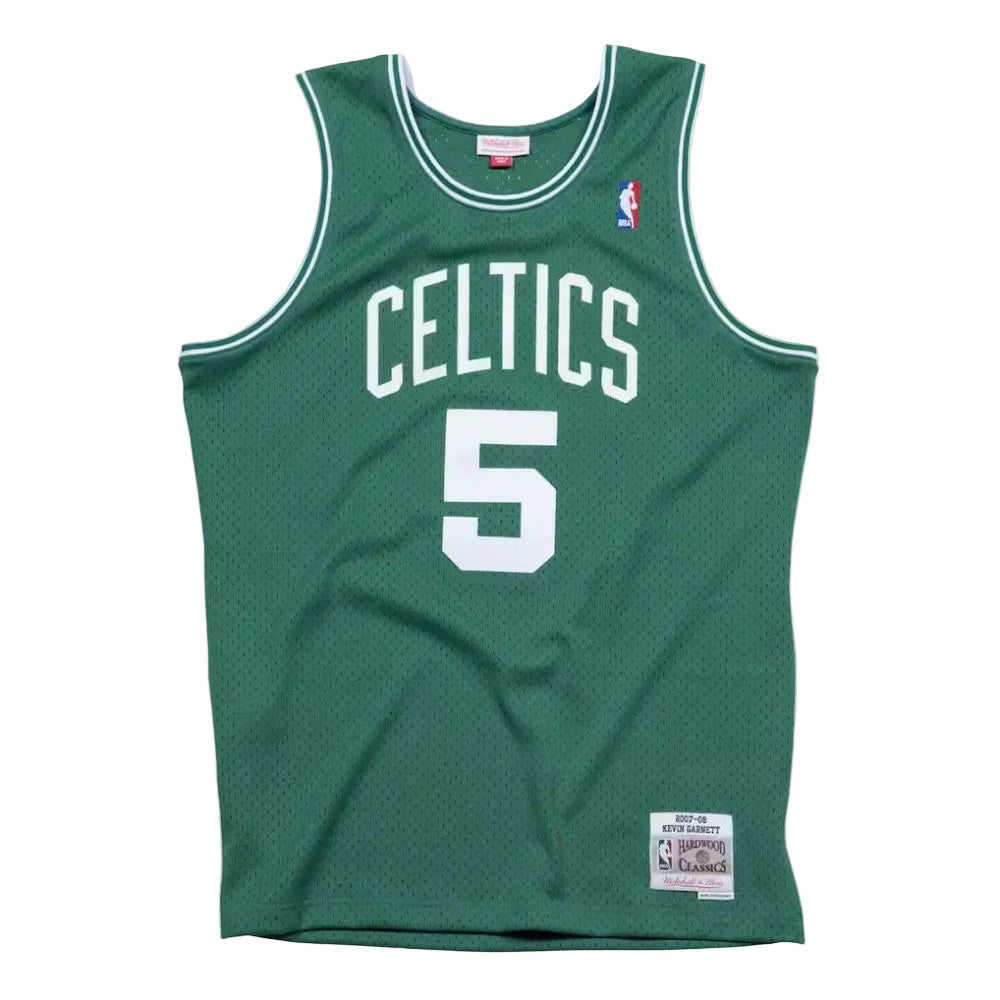 Boston Celtics Kevin Garnett 2007-08 Kelly NBA Swingman  Jersey - Mitchell & Ness