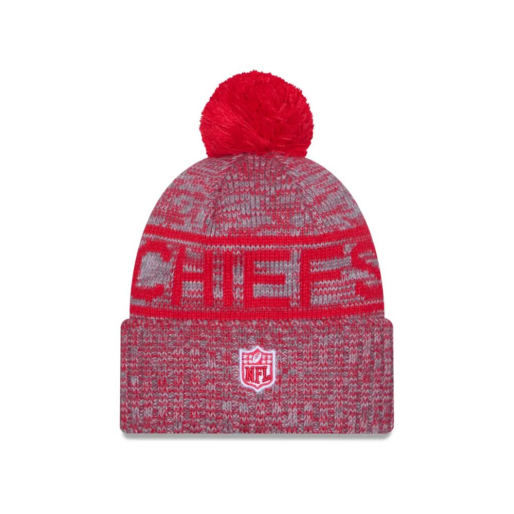 Kansas City Chiefs NFL Sideline 2025 Sport Knit Wintermütze - New Era