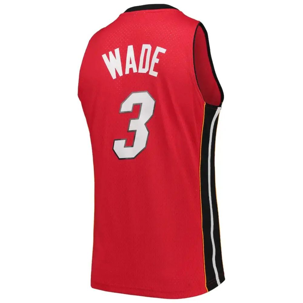 Miami Heat Dwyane Wade Red 2005/06 Swingman Jersey - Mitchell & Ness