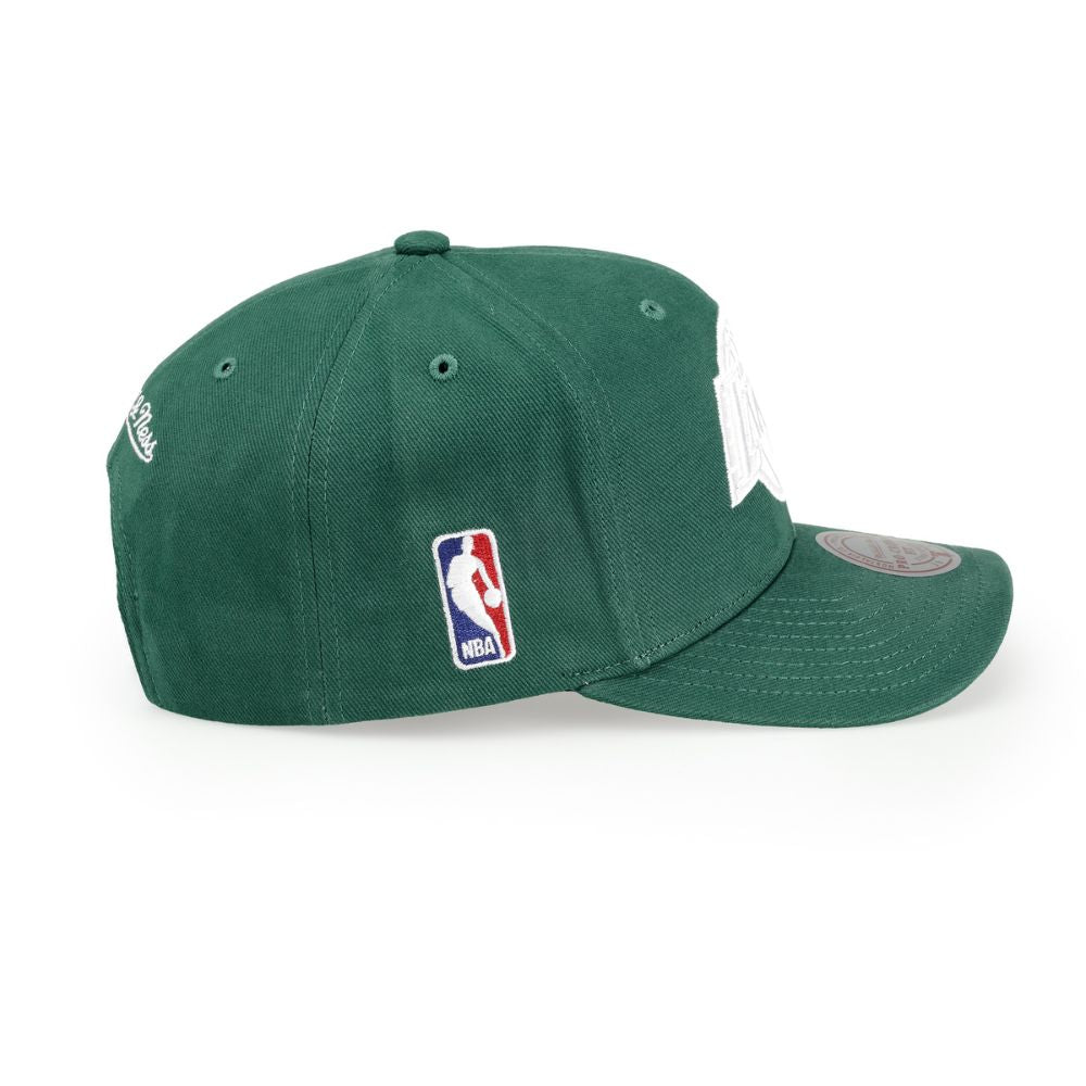 Los Angeles Lakers Green Team Pro Crown Adjustable - Mitchell & Ness