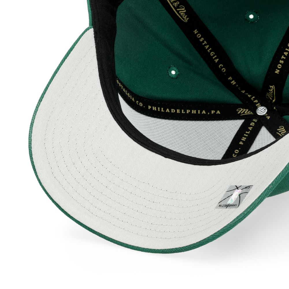 Los Angeles Lakers Green Team Pro Crown Adjustable - Mitchell & Ness