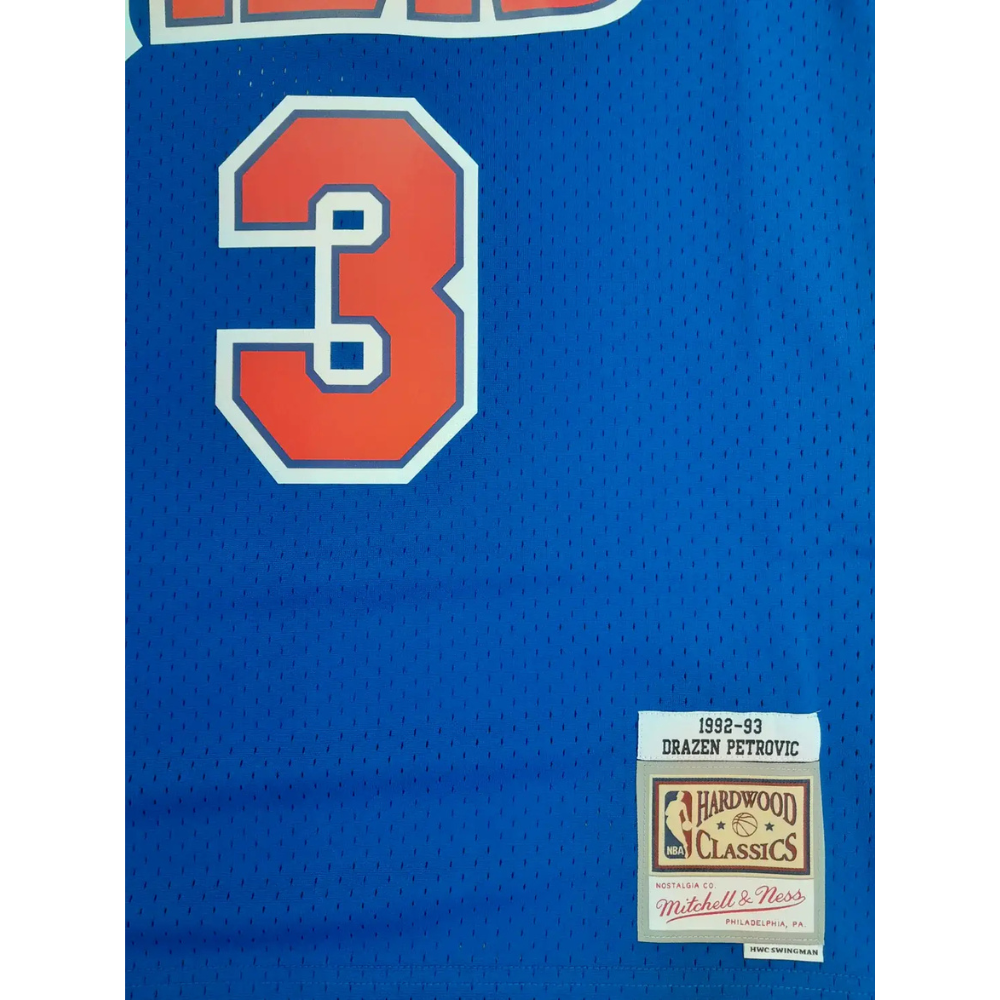 New Jersey Nets Drazen Petrovic Mitchell&amp;Ness HWC Swingman Jersey