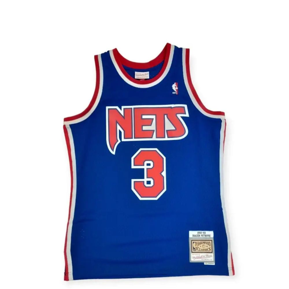 New Jersey Nets Drazen Petrovic Mitchell&Ness HWC Swingman Jersey