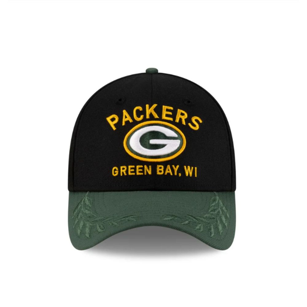 Green Bay Packers 2025 NFL Draft 39THIRTY Flex Hat Black/Green - New Era