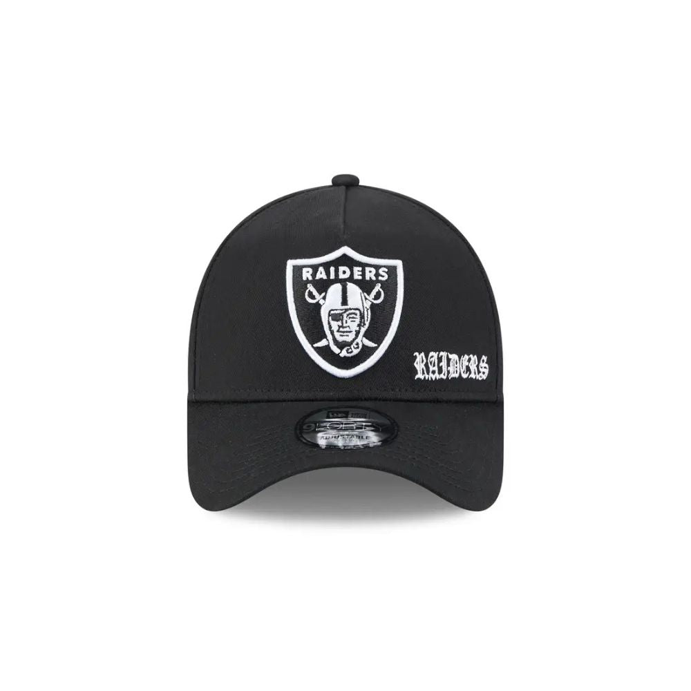 Las Vegas Raiders NFL Gothic 9FORTY A-Frame Snapback Cap - New Era