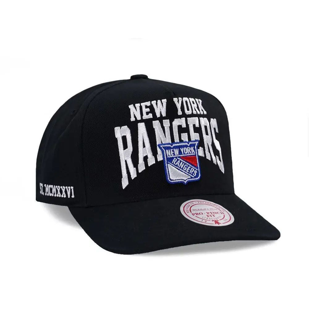 New York Rangers Vintage Big Time Pro Snapback Hat Mithell & Ness