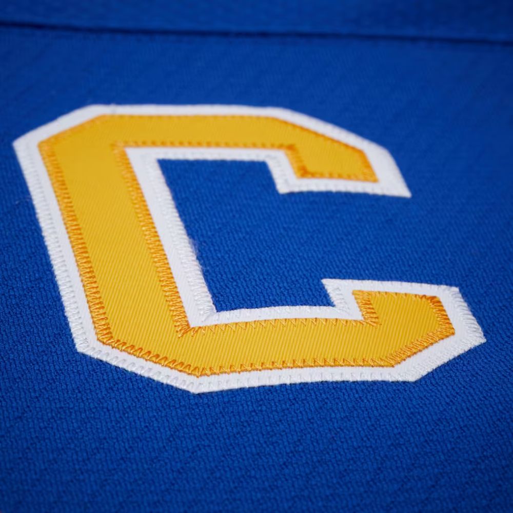 Buffalo Sabres Pat LaFontaine 1995-96 Royal Captain Power Play Jersey - Mitchell & Ness