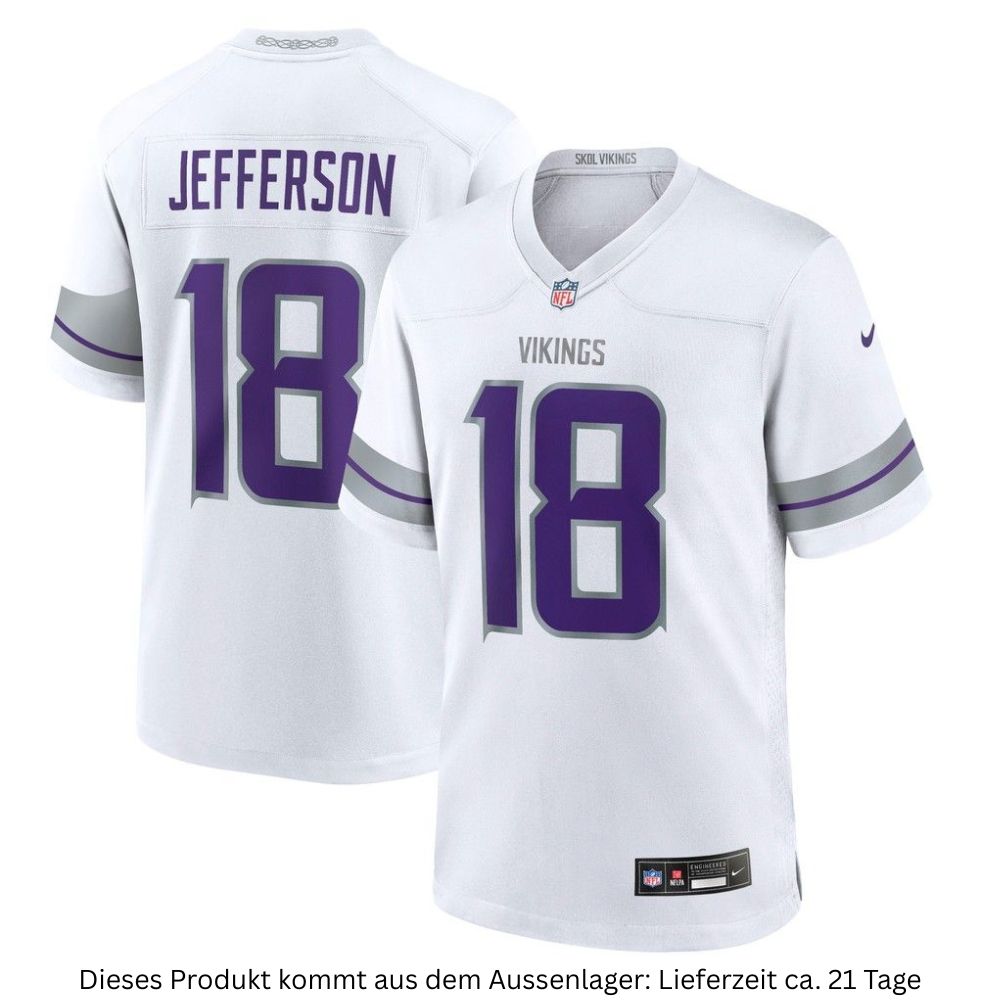 Minnesota Vikings Alt. Jersey Jerfferson #18  -Nike